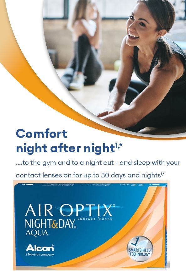 Air optix Night & Day Aqua by Alcon - Click Image to Close